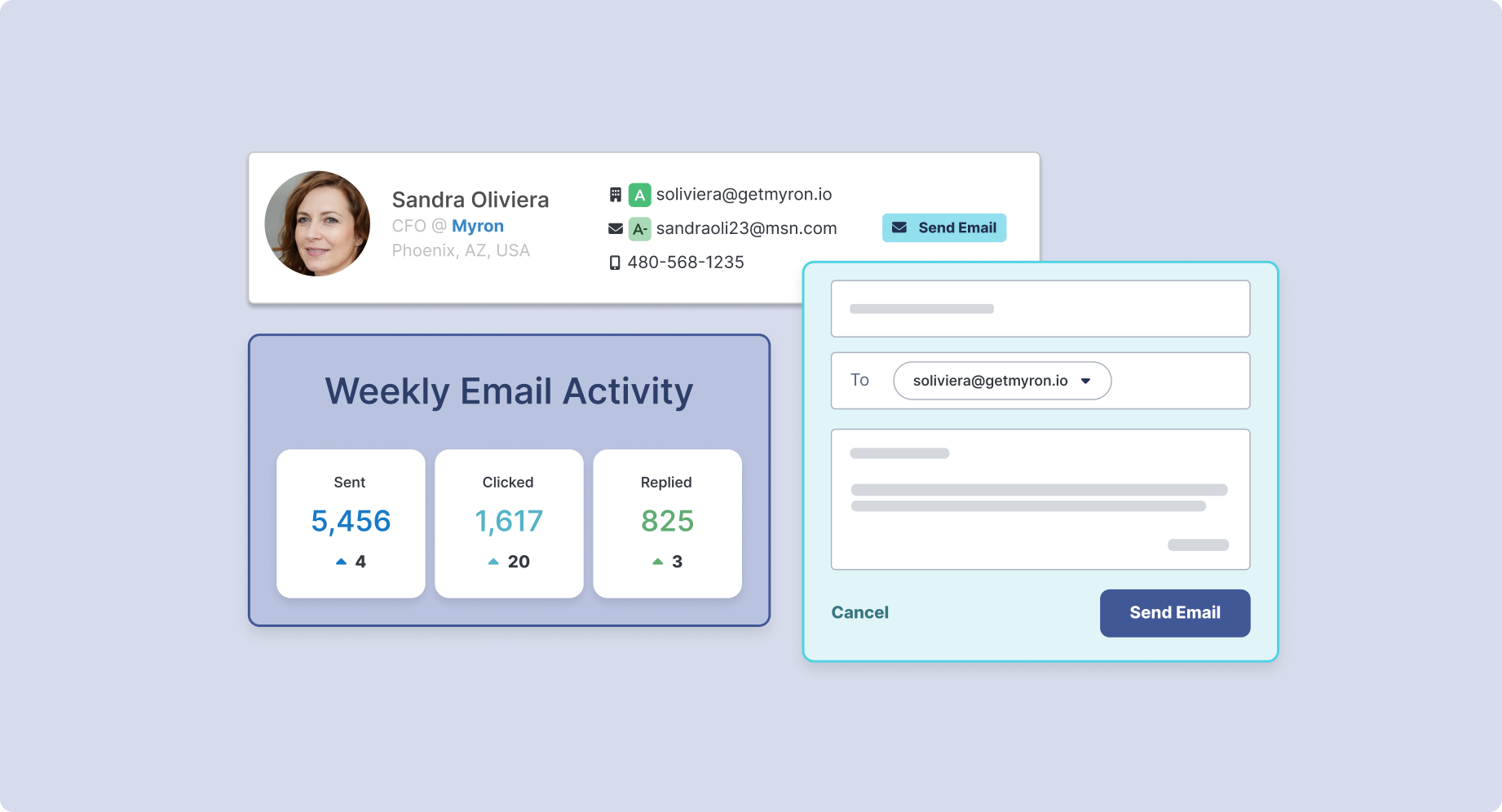 Demonstrating RocketReach messages